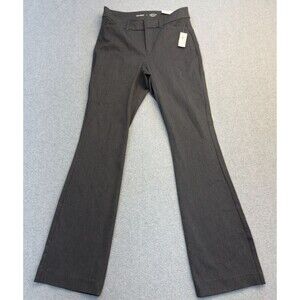 Old Navy Pants Womens 4 Gray Pixie Flare High Rise Stretch Bootcut Pockets NEW